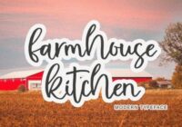 Farmhouse Kitchen Font - Featured Image
