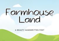 Farmhouse Land Font - Featured Image