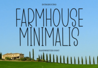 Farmhouse Minimalis Font - Featured Image