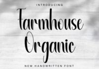 Farmhouse Organic Font - Featured Image