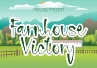 Farmhouse Victory Font - Featured Image