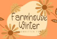 Farmhouse Winter Font - Featured Image