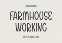 Farmhouse Working Font - Featured Image
