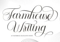 Farmhouse Writing Font - Featured Image