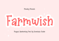 Farmwish Font - Featured Image