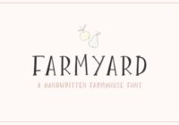 Farmyard Font - Featured Image