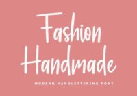Fashion Handmade Font - Featured Image