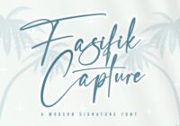 Fasifik Capture Font - Featured Image