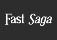Fast Saga Font - Featured Image