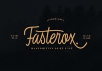 Fasterox Font - Featured Image