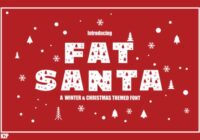 Fat Santa Font - Featured Image
