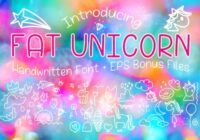 Fat Unicorn Font - Featured Image