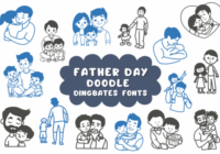 Father Day Doodles Font - Featured Image