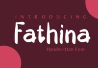 Fathina Font - Featured Image