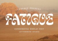 Fatigue Font - Featured Image