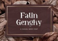 Fatin Gengky Font - Featured Image