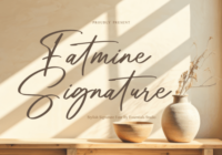 Fatmine Signature Font - Featured Image