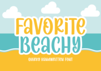 Favorite Beachy Font - Featured Image