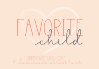 Favorite Child Font - Featured Image