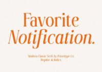 Favorite Notification Font - Featured Image