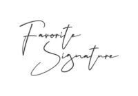 Favorite Signature Font - Featured Image