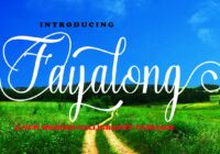 Fayalong Script Font - Featured Image