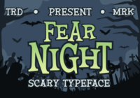 Fear Night Font - Featured Image