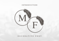 Feather Monogram Font - Featured Image
