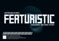 Featuristic Font - Featured Image