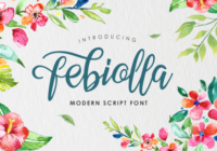 Febiolla Script Font - Featured Image