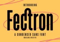 Fectron Font - Featured Image