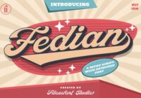 Fedian Font - Featured Image