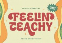 Feelin Teachy Font - Featured Image