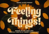 Feeling Things Font - Featured Image