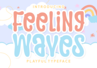 Feeling Waves Font - Featured Image