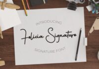 Felicia Signature Font - Featured Image