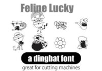 Feline Lucky Font - Featured Image