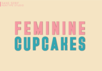 Feminine Cupcakes Font - Featured Image