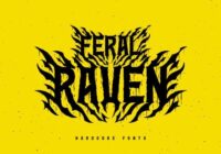 Feral Raven Font - Featured Image
