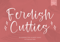 Ferdish Cutties Font - Featured Image