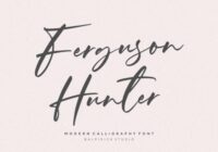 Ferguson Hunter Font - Featured Image