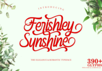 Ferishley Sunshine Font - Featured Image