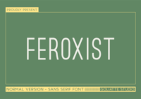 Feroxist Font - Featured Image