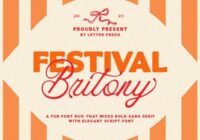 Festival Britony Duo Font - Featured Image