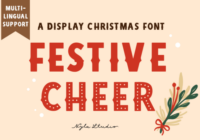 Festive Cheer Font - Featured Image