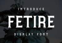 Fetire Font - Featured Image