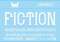 Fiction Font - Featured Image