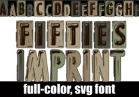 Fifties Imprint Font - Featured Image