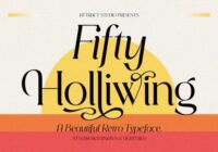 Fifty Holliwing Font - Featured Image