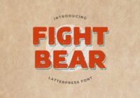 Fight Bear Font - Featured Image